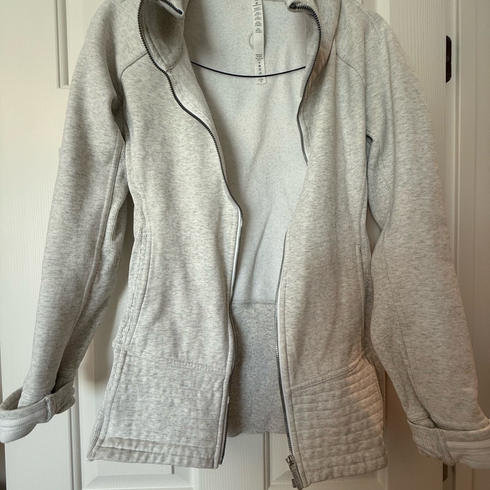 Lululemon Athletica Light Gray Hoodie
